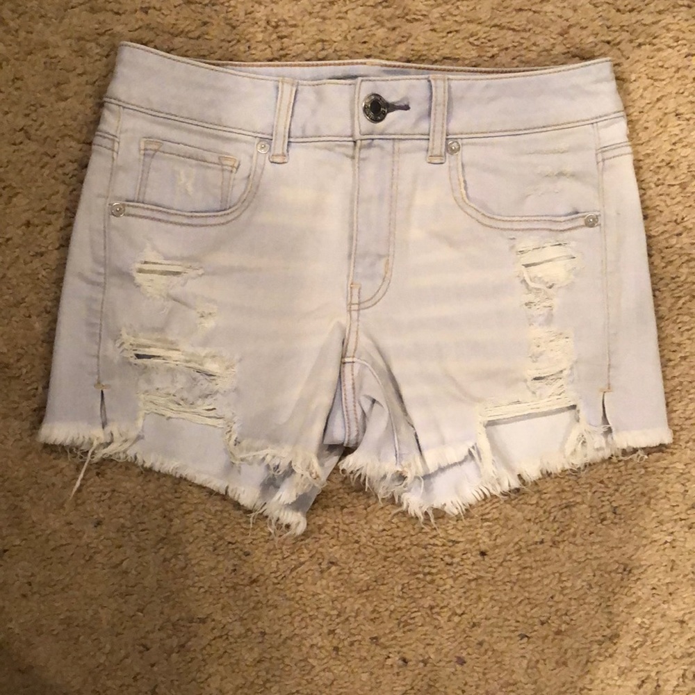American Eagle Super Super Stretch MIDI Shorts